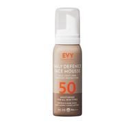 EVY Mousse Facial Diaria SPF 50, Protección UV, 75 ml | Mousse facial diaria SPF 50, hidratante y ligera, ideal para usar bajo el maquillaje.