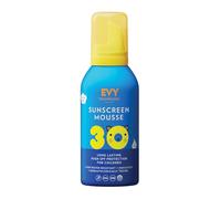 EVY Protector Solar en forma de Mousse para Bebés y Niños SPF 30 - sin perfume - protección solar resistente al sudor y al agua para niños a partir de 6 meses