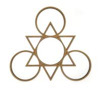 EVYRE | Cuadro Metatrón en Madera Mandala | 40cm | Geometría Sagrada | Figuras Decorativas | Decoración Pared Madera Sostenible 5mm Grosor | Cuadro Espiritual, Adornos Pared Hogar | Regalos Esotericos