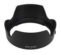 EW-83N Parasol de Lente, Parasol de Lente Reversible Protector de Parasol de Lente Antirreflectante ABS para Lente RF24-105mm F4 L IS USM Negro