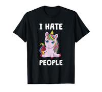 Ew, People I Hate People Antisocial Unicorn Eww People Camiseta