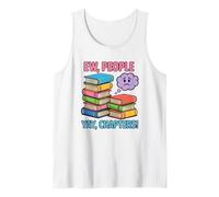 EW People Yay Capítulos Lectura Amante de Libros Ansiedad Social Camiseta sin Mangas