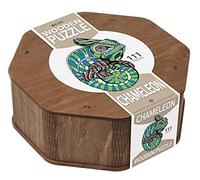 EWA Eco-Wood-Art - Сamaleón - Puzzle de Madera - Puzzle para Adultos y Adolescentes - Montaje sin Cola - 111 Piezas