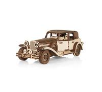 EWA Eco-Wood-Art Coche Retro Ferdinand 3D de Madera-Rompecabezas para Adultos y Adolescentes, 14+ -Montaje sin pegamento-278 Piezas, Color natuurlijk, Medium