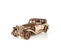 EWA Eco-Wood-Art - Coche Retro Ferdinand - Rompecabezas 3D de Madera - Rompecabezas para Adultos y Adolescentes, 14+ - Montaje sin Pegamento - 278 Piezas