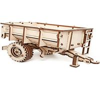 EWA Eco-Wood-Art - Remolque para Tractor BELARUS-82 - Rompecabezas mecánico 3D de Madera - Rompecabezas para Adultos y Adolescentes - Montaje sin Pegamento - 68 Piezas