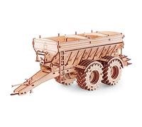 EWA Eco-Wood-Art- Trailer for Rompecabezas mecánico 3D del Remolque para Kirovets K-7M K-7M-Rompecabezas Madera Adultos y Adolescentes-Montaje sin pegamento-206 Piezas, Color Naturaleza (206)
