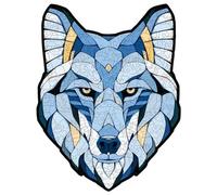 EWA Eco-Wood-Art - Wolf L Caja de Madera - Puzzle de Madera - Puzzle para Adultos y Adolescentes, 14+ - 510 Piezas