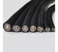 EWAIDI Cable blindado de cadena de arrastre de 2 a 10 núcleos, doble blindado, par trenzado blindado individualmente, cable de señal antiinterferencias TRVVPPS (6 núcleos 1 metro, 17 AWG)
