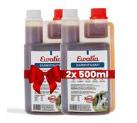 EWALIA Jugo intestinal para perros - armonía para los intestinos del perro - Natural, suave y eficaz, desarrollado con veterinarios, 100% natural, libre de aditivos - 2 x 500 ml