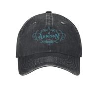 EWASDACCS Addison RAE The Addison Tour 2025 Gorras Impresas Hombres Mujer Sombrero de Camionero de algodón Casual Prenda Gira de béisbol Ajustable