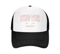 EWASDACCS Deseo de Morir Gorra de béisbol Icono de la Bola de Sombrero Gorra de Senderismo Gorra de Senderismo Hombre de Mujer