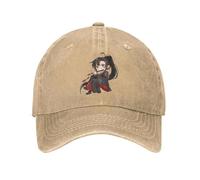 EWASDACCS Gorra de béisbol Summer LAN Zhan x Wei Wuxian Sun Mo Dao Zu Shi Diseño A Prueba de Sol Gorra de Camionero Lavada Mujer Hombre Gorra Casual Snapback