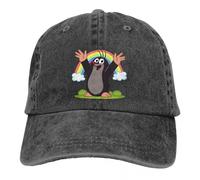EWASDACCS Gorras de béisbol de Rainbow Krtek The Mole Cartoon Men Gorras de Béisbol Casual Ajustables Sombreros de Padre Monos Unisex