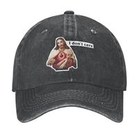 EWASDACCS Jesús, no me Importa Accesorios Meme, Gorras de béisbol Unisex, Gorras Meme Divertidas de Jesús, Gorras de Viaje Vintage All Seasons Travel Sun Sun