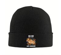 EWASDACCS Las hienas Son Simplemente geniales Gorros Tejidos para los Perros Idea de Gorros de Moda para Gorros Unisex