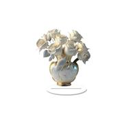 EWDHJK Pieza de Arte Decorativo Floral,Adorno de Escritorio,Adecuado for la decoración del hogar,la Oficina,el Escritorio,el Dormitorio y el Porche;también un Regalo for el Día de San.(16.7 * 18cm)