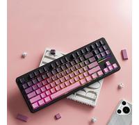 EWEADN X87 Teclado mecánico inalámbrico ASMR, 80% Tri-Mode BT5.0/2.4GHz/USB-C Teclado personalizado intercambiable en caliente, batería de 5000 mAh, estructura de junta, retroiluminación RGB, teclados