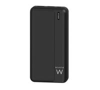 Power Bank Ewent 20000mAh PD 22.5W Polímero de Litio Triple Salida Carga Rápida Negro