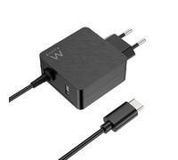 EWENT Cargador USB-C PD 45W +Puerto usb-A