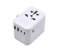 EWENT ADAPTADOR UNIVERSAL DE VIAJE+2USB Y 3USB-C