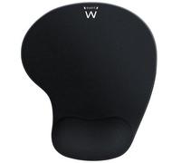 Ewent Alfombrilla para ratón EW3181 ergonómica con reposamuñecas de gel Negra