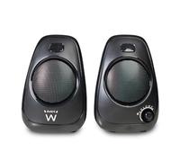 Ewent Altavoces 2.0 con alimentación USB y Control de Volumen Integrado | Potencia 10 W | Conexión Jack 3,5 mm | Altavoces compactos para PC, Laptop, Smartphone y Tablet | EW3527