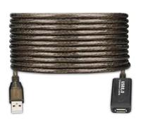 Cable Ewent Amplificador de Señal USB 2.0 10m Negro