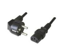 Ewent Cable de alimentación EC1901 Shuko a IEC C13 90° 3 m Negro