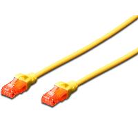EWENT CABLE DE RED LATIGUILLO RJ45 CAT.6 U/UTP 5M AMARILLO