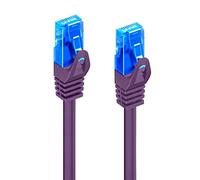 ewent Cable de Red, Patch Cat 5e U/UTP, AWG 26/7, 2 Conectores RJ45 Violeta Violeta 5 MT