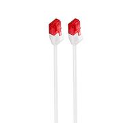 Ewent Latiguillo RJ45 Cat.6 Slim U/UTP 50 cm Blanco IM1036