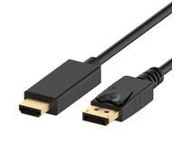 Ewent - EC1430 adaptador de cable de vídeo 1 m DisplayPort HDMI tipo A (Estándar) Negro