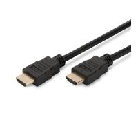 Ewent Cable HDMI High Speed con Ethernet 3 m, HDMI 1.4, 4K 30 Hz, 3D, ARC, CEC y Dolby TrueHD, HDMI Macho a Macho, Triple Apantallamiento, Conectores Chapados en Oro