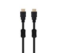 EWENT Cable HDMI Pro A/M - HDMI A/M 2.0M Alta Velocidad C/FERRITA Negro
