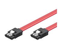 Ewent Cable SATA (6GBs, SATA 3, 0,5 m, SATA III, SATA 7-pin, SATA 7-pin, Male connector / Male connector, Negro, Rojo)