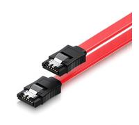 Ewent Cable SATA EC1510 L-Type con clip 30 cm 7 pines 6 Gbit/s Negro/Rojo