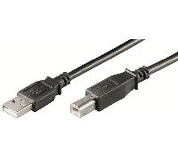 Ewent Cable USB EC1005 – USB 2.0 A macho a B macho 3 m Negro