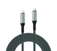 Cable USB4 Ewent 2 m USB-C a USB-C 40 Gbit/s Negro