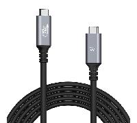 EWENT EC1070 cable USB 1 m USB4 Gen 3x2 USB C Negro marca