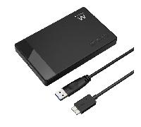 Ewent Caja externa EW7049 para HDD/SSD SATA 2.5" USB 3.2 Gen1 sin tornillos Negra