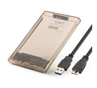 Ewent Caja HDD/SSD 2,5″ SATA, USB 3.2 Gen1 (USB-A), Carcasa externa para Disco Duro 7-9,5 mm, Velocidad 5 Gbps,instalación sin herramientas, indicador LED,para PC-Mac-PS4-Xbox,Compatible Windows/macOS