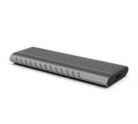 Ewent SSD Carcasa M.2 NVMe/PCIe USB C y A 3.2 Gen2 hasta 10Gbps,UASP, Carcasa Externa para Disco Duro 80mm 2TB M/M&B Key, SSD 2230/2242/2260/2280, Aluminio,Negro