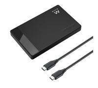 Caja disco duro ewent ew7073 2.5pulgadas usb tipo c negro