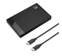 Caja disco duro ewent ew7073 2.5pulgadas usb tipo c negro