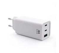Cargador rapido ewent ew1323 65w 2 x usb tipo c 1 x usb tipo a