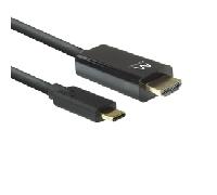 Cable Ewent EW9824 USB-C a HDMI 4K/60Hz 2m Negro