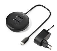 Ewent Docking Station USB 3.2 Gen2 Dual-Bay para SSD NVMe, Clonación Offline, Luces LED de Estado, OTG Smartphone/Tableta, Alimentación 12V3A Type-C, Doble Ranura M.2, Cloner Velocidad hasta 10 Gbps