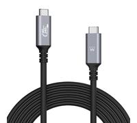 EWENT EC1070 cable USB 1 m USB4 Gen 3x2 USB C Negro marca