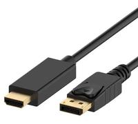 Ewent Cable conversor DisplayPort 1.2 a HDMI 1.2 Macho a Macho 3 m Negro